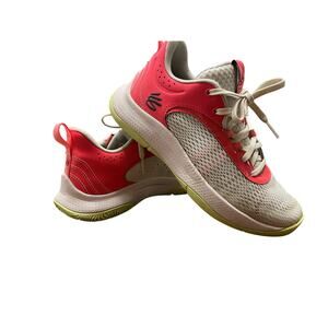 Under Armour Curry 3Z6 Basketball Shoes 6Y Multicolor Mid Top Sneaker